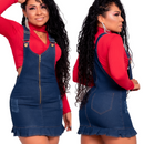 Vestido Feminino Jeans Azul escuro Vestido da Moda