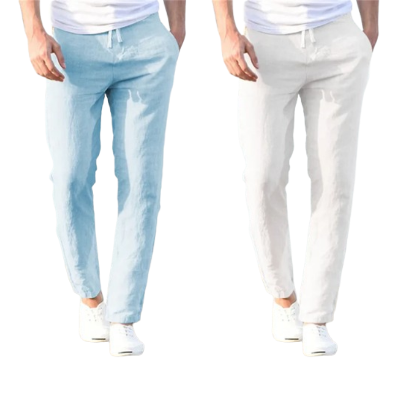 Kit 02 Calça de Linho / Algodão - Pardal