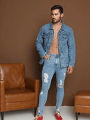 Jaqueta Jeans Masculina Bazzut