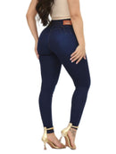 BAZZUT calça jeans skynny com elastico no cos sem bolso