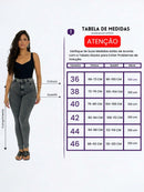 Calça jeans Feminina Skinny Super Empina Bumbum Elastano