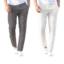 Kit 02 Calça de Linho / Algodão - Pardal