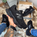 Tênis Masculino New Balance 9060 – Preto/Couro