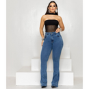 Calça Lipo Slim Flare – Feminina Jeans Claro