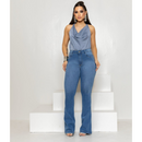 Calça Lipo Slim Flare – Feminina Jeans Lavagem Claro