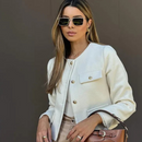 Jaqueta Feminina Gola Redonda