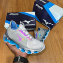 Tênis Masculino Mizuno WK – Cinza Azul