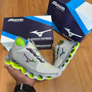 Tênis Masculino Mizuno WK – Cinza Verde