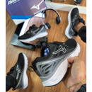 Tênis Mizuno Space 3 – Unissex Preto-Branco