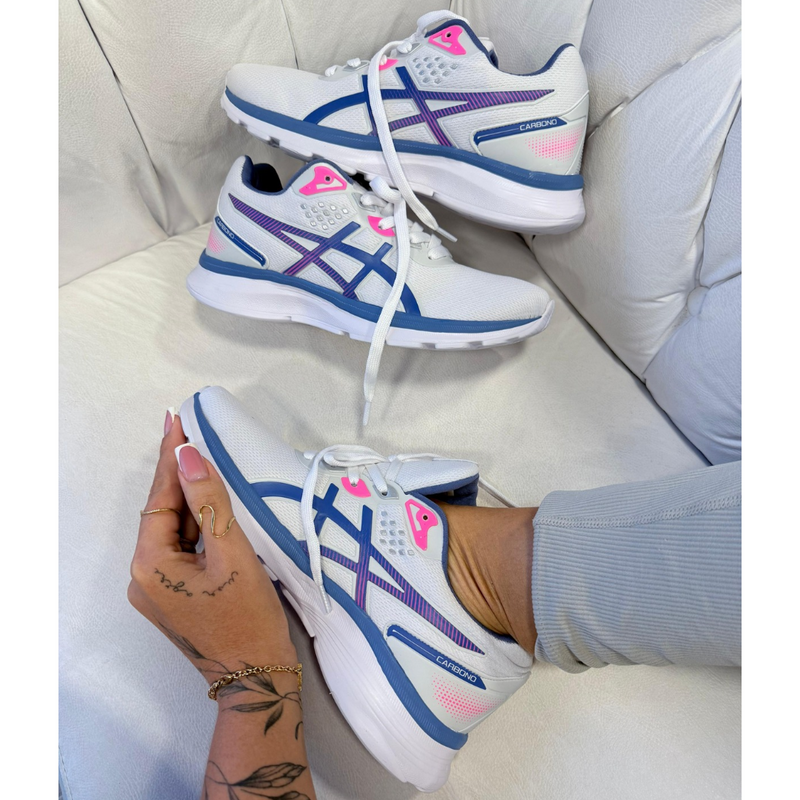 Tênis Asics Gel Carbono – Branco Blue