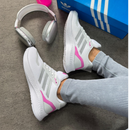 Tênis Adidas Run Falcon – Branco/Rosa