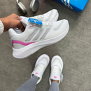 Tênis Adidas Run Falcon – Branco/Rosa