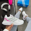Tênis Adidas Run Falcon – Branco/Rosa