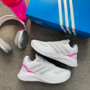 Tênis Adidas Run Falcon – Branco/Rosa