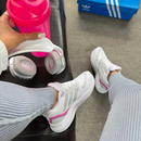 Tênis Adidas Run Falcon – Branco/Rosa