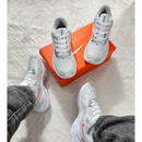 Tênis Nike React – Branco com Laranja