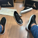 Sapatênis Masculino Reserva em Couro Preto