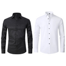 Kit 02 Camisa Social Versátil Anti-Odor Anti-Amassado - Slim Fit