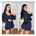 Women's Button Blazer Stylish Blazer