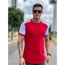 Camisa masculina Longline, camisa oversized masculino