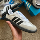 Tênis Casual Adidas Samba – Linha Premium Branco/Preto