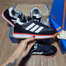 Tênis Masculino Adidas SL Premium – Azul Vermelho
