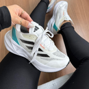 Tênis Duramo Speed Branco Preto Verde Água