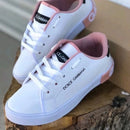 Dolce Gabbana Women's Casual White Rose Sneakers Immediate Shipping