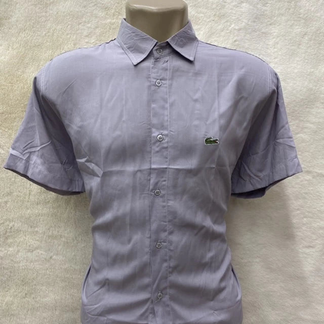 Men's Short Sleeve Beach Social Slim Hawaiian Cheap Shirt, Fabric and Viscose