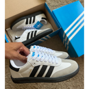 Tênis Casual Adidas Samba – Linha Premium Branco/Preto