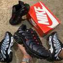Tênis Nike Air Max TN Plus – Linha Premium Preto/Vermelho)