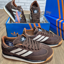 Tênis Masculino Adidas SL Premium – Marrom Branco