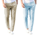 Kit 02 Calça de Linho / Algodão - Pardal