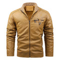 Jaqueta de Couro Masculina Forrada Kairos