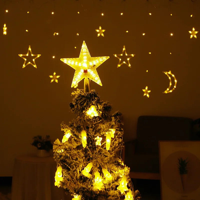 Estrela LED para Árvore de Natal - SwanChristmas
