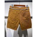 Bermuda Slim Jeans Men's Ripped Frayed -SAINTELIAN