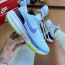 Tênis Invincible Run 3 Feminino  Branco-Roxo