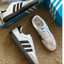 Tênis Casual Adidas Samba – Linha Premium Branco/Preto