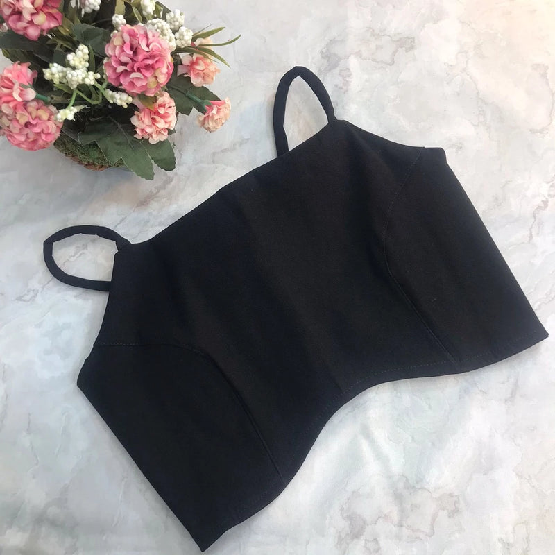 Cropped Gringa with detail in the middle and ties at the back Fashion 2023 111