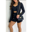 Women's Button Blazer Stylish Blazer