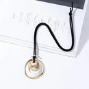 Colar Fashion Geométrico Longo