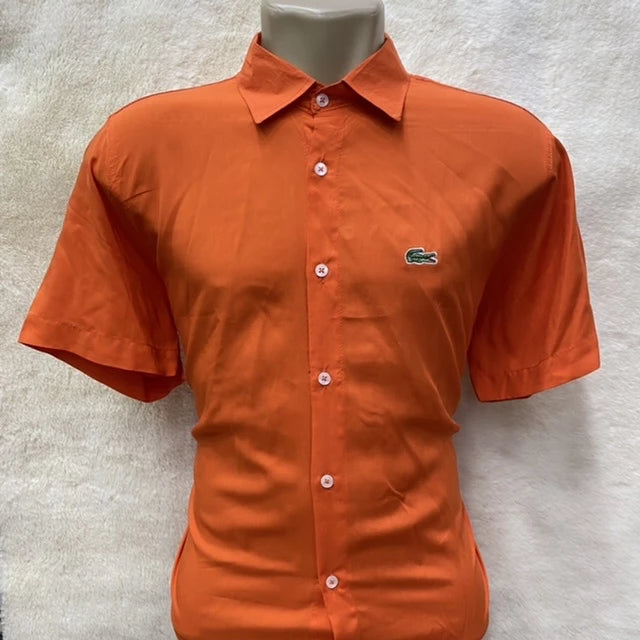 Men's Short Sleeve Beach Social Slim Hawaiian Cheap Shirt, Fabric and Viscose
