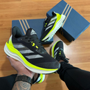 Adidas Adizero Boston 12 – Unissex Preto Verde
