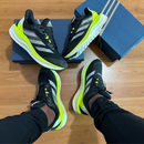 Adidas Adizero Boston 12 – Unissex Preto Verde