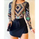 Short Saia Feminina Laço frontal Malha Crepe