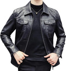 Jaqueta Masculina de Couro BAZZUT BZT711