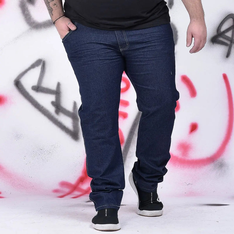 Calça Jeans Casual Plus Size