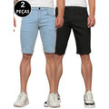 Kit 02 Bermudas Jeans Masculina Casual Moda Verão