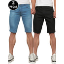 Kit 02 Bermudas Jeans Masculina Casual Moda Verão