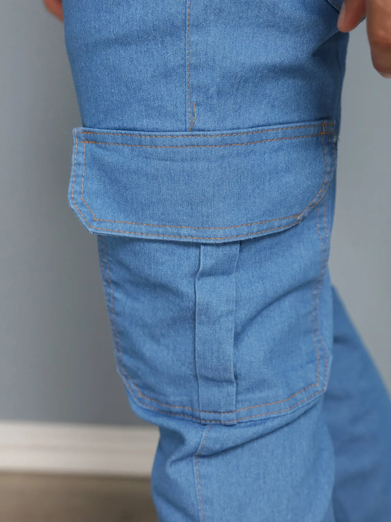 Calça Jeans Jogger Casual